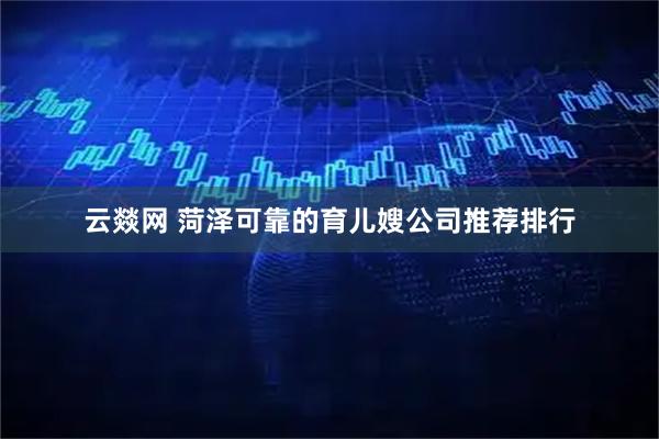 云燚网 菏泽可靠的育儿嫂公司推荐排行