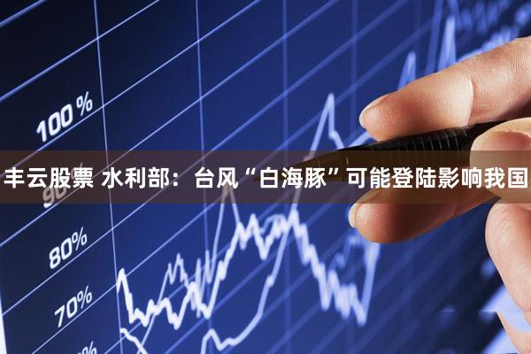 丰云股票 水利部：台风“白海豚”可能登陆影响我国